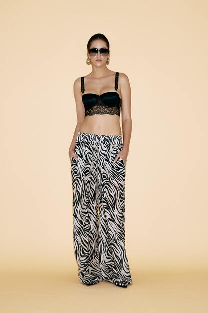 Printed Cotton Pants