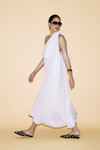 One Shoulder White Midi Dress - SS24