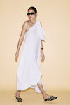 One Shoulder White Midi Dress - SS24