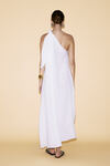 One Shoulder White Midi Dress - SS24