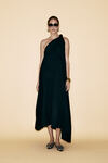 One Shoulder Black Midi Dress - SS24