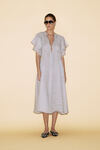 Grey Linen Midi Dress - SS24