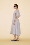 Grey Linen Midi Dress - SS24