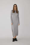 Grey Dress With Side Detail