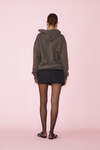 Dark Grey Handmade Painted Oversized Sweatshirt - PRESPRING25