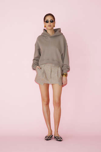 Grey Oversized Sweatshirt - PRESPRING25 - PNK Casual