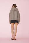 Cotton Grey Cutout Hoodie - PRESPRING25